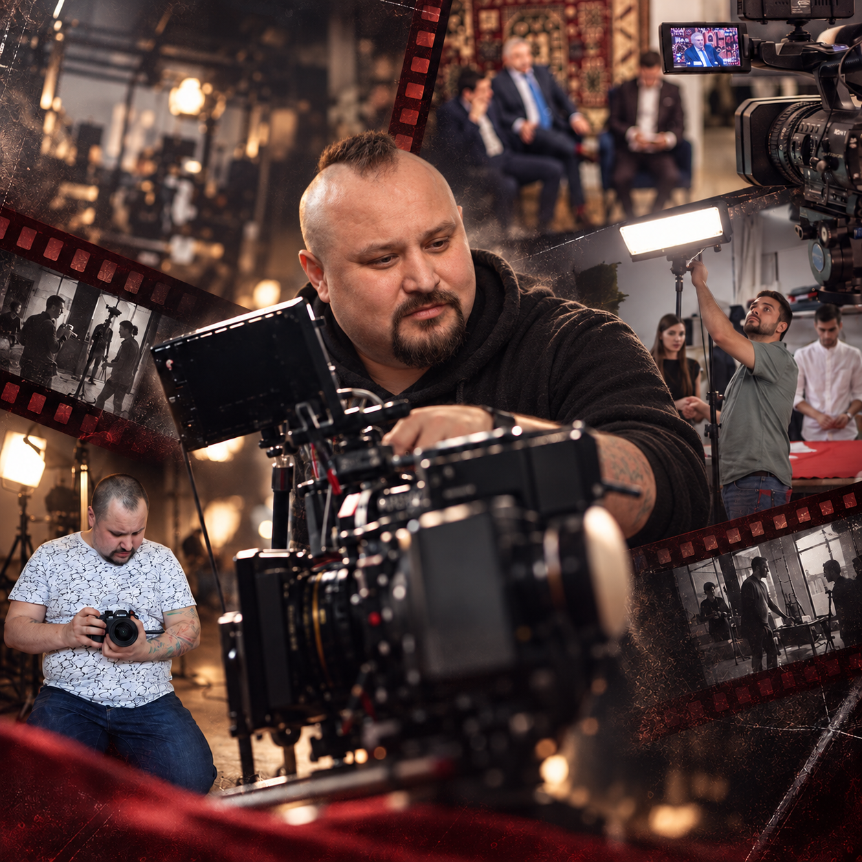 Авторский кавер о режиссуре Дмитрия Вадиша, собранный из фотографий со съёмочных площадок